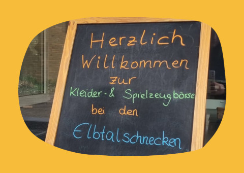 Aufsteller Kleiderbörse